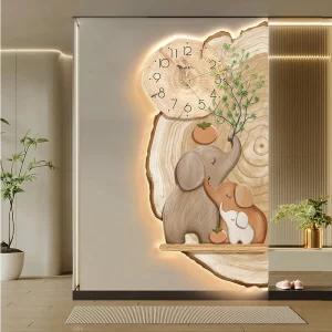 Applique murale LED en forme d’éléphant design contemporain éclairage chaleureux salon hall couloir décoration murale élégante Applique murale LED en forme d’éléphant design contemporain éclairage chaleureux salon hall couloir décoration murale élégante