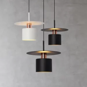 Suspension métal design minimaliste industriel éclairage intérieur chaleureux élégance moderne salon chambre cuisine Suspension métal design minimaliste industriel éclairage intérieur chaleureux élégance moderne salon chambre cuisine