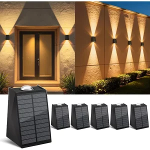 Applique murale solaire extérieure moderne LED panneau transparent ABS IP65 jardin patio garage éclairage sécurisé économique Applique murale solaire extérieure moderne LED panneau transparent ABS IP65 jardin patio garage éclairage sécurisé économique
