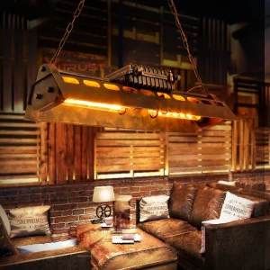 Suspension industrielle métal vieilli design vintage américain luminaire loft salle à manger bar restaurant ferme éclairage chaleureux déco rustique Suspension industrielle métal vieilli design vintage américain luminaire loft salle à manger bar restaurant ferme éclairage chaleureux déco rustique