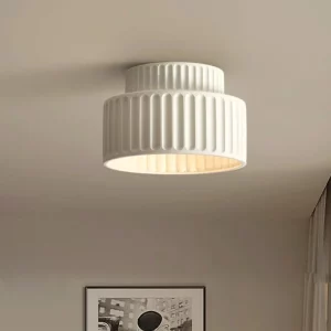Plafonnier moderne design minimaliste en métal éclairage diffus salon chambre couloir élégance nordique économique
