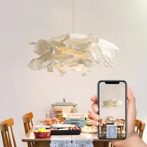 Lustre pendentif en bois naturel design scandinave moderne pour salon chambre éclairage chaleureux économique élégant Lustre pendentif en bois naturel design scandinave moderne pour salon chambre éclairage chaleureux économique élégant