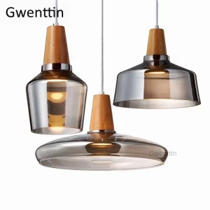 Suspension bois verre fumé design scandinave moderne lampe pendentif éclairage chaleureux salon cuisine chambre économie énergie élégance naturelle Suspension bois verre fumé design scandinave moderne lampe pendentif éclairage chaleureux salon cuisine chambre économie énergie élégance naturelle