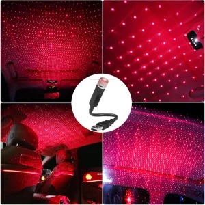 Plafonnier bois LED étoiles design nordique moderne USB portable éclairage ambiance chaleureux économique