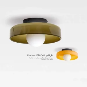 Plafonnier LED métal design moderne minimaliste éclairage intérieur chaleureux économique élégant Plafonnier LED métal design moderne minimaliste éclairage intérieur chaleureux économique élégant