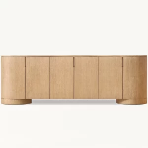 Buffet en bois naturel style moderne minimaliste pour salon salle à manger bureau rangements spacieux design épuré matériaux durables Buffet en bois naturel style moderne minimaliste pour salon salle à manger bureau rangements spacieux design épuré matériaux durables