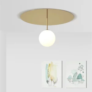 Plafonnier LED verre métal design minimaliste modern salle séjour chambre bar éclairage doux élégant Plafonnier LED verre métal design minimaliste modern salle séjour chambre bar éclairage doux élégant