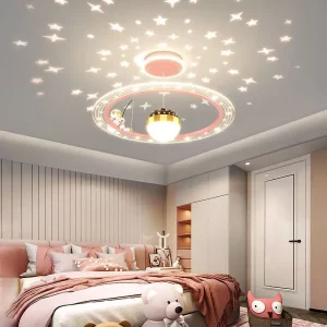 Plafonnier lumière étoiles chambre d’enfant style nordique moderne design créatif éclairage projection starry sky luminaire enfant salle jeux Plafonnier lumière étoiles chambre d’enfant style nordique moderne design créatif éclairage projection starry sky luminaire enfant salle jeux