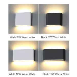 Lampe murale moderne en aluminium design minimaliste style contemporain éclairage intérieur salon chambre couloir lumière douce économique élégante Lampe murale moderne en aluminium design minimaliste style contemporain éclairage intérieur salon chambre couloir lumière douce économique élégante