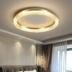 Plafonnier LED bois naturel design scandinave nordique moderne chambre salon éclairage chaleureux économique élégant