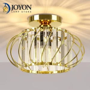 Plafonnier moderne métal doré verre transparent design glamour lumière diffuse éclairage salon chambre salle à manger élégance économique Plafonnier moderne métal doré verre transparent design glamour lumière diffuse éclairage salon chambre salle à manger élégance économique