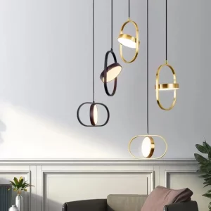 Plafonnier LED en bois naturel design scandinave nordique moderne salon chambre éclairage chaleureux économique élégant