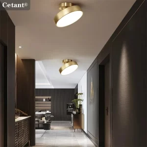Plafonnier LED moderne design minimaliste doré verre blanc éclairage intérieur salon chambre couloir cuisine balcon économique élégant Plafonnier LED moderne design minimaliste doré verre blanc éclairage intérieur salon chambre couloir cuisine balcon économique élégant