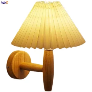 Applique murale bois naturel design scandinave épuré éclairage LED chaleureux chambre salon cuisine décoration intérieure moderne économique élégant