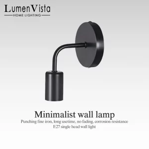 Lampe murale métal design nordique industriel minimaliste éclairage intérieur salon chambre cuisine moderne Lampe murale métal design nordique industriel minimaliste éclairage intérieur salon chambre cuisine moderne