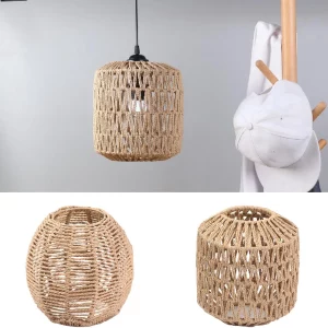 Suspension luminaire jute corde tressée design bohème rustique chambre salon éclairage chaleureux naturel ambiance vintage Suspension luminaire jute corde tressée design bohème rustique chambre salon éclairage chaleureux naturel ambiance vintage