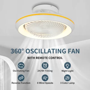 Plafonnier ventilateur LED moderne 49cm aluminium design épuré lumière variable chambre salon économies d’énergie Plafonnier ventilateur LED moderne 49cm aluminium design épuré lumière variable chambre salon économies d’énergie