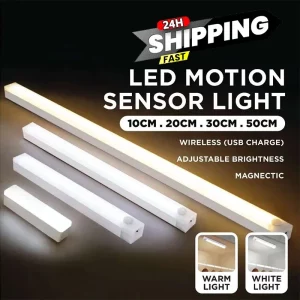 Barre lumineuse LED détecteur de mouvement rechargeable éclairage intérieur économie d’énergie style moderne fonctionnalité pratique design épuré _USB ABS placards escaliers Barre lumineuse LED détecteur de mouvement rechargeable éclairage intérieur économie d’énergie style moderne fonctionnalité pratique design épuré _USB ABS placards escaliers