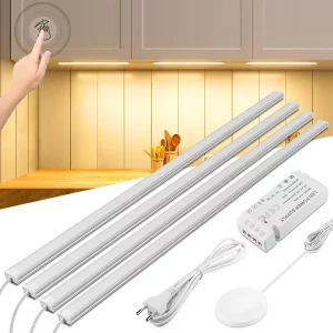 Barre lumineuse LED aluminium blanc design moderne fonctionnel éclairage sous meuble cuisine bureau atelier économique élégant Barre lumineuse LED aluminium blanc design moderne fonctionnel éclairage sous meuble cuisine bureau atelier économique élégant