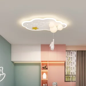 Plafonnier LED moderne design nuage avion ballons chambre enfant éclairage ludique ambiance magique lumière douce économies d’énergie