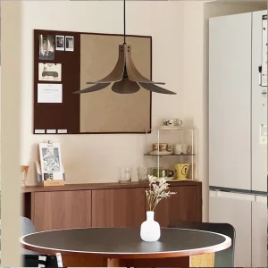 Plafonnier LED bois massif design nordique scandinave moderne salle à manger chambre éclairage chaleureux économique élégant
