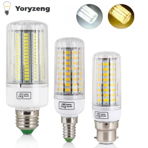 Ampoules LED Épis de Maïs E27 E14 B22 Éclairage Ultra Lévé 7W 12W 30W 45W Remplacement Halogène 150W Design Moderne Économie d’Énergie Éclairage Uniforme Ampoules LED Épis de Maïs E27 E14 B22 Éclairage Ultra Lévé 7W 12W 30W 45W Remplacement Halogène 150W Design Moderne Économie d’Énergie Éclairage Uniforme