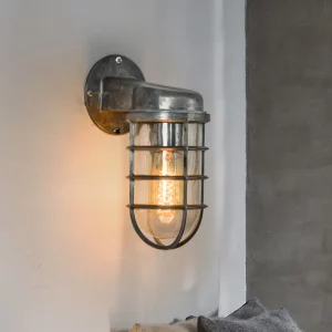 Applique murale industrielle vintage métal cage verre borosilicaté éclairage Loft Café Bar corridor porche Restaurant Pub Club design rétro américain moderne