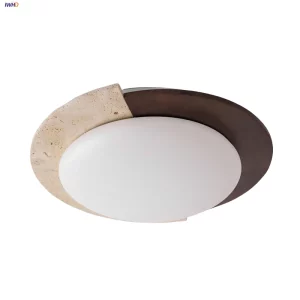 Plafonnier bois LED design nordique moderne intérieur élégant éclairage chaleureux lumière moderne salon chambre