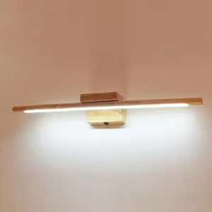 Applique murale bois naturel style scandinave éclairage moderne salle de bain chambre couloir lumière chaleureuse économique élégant