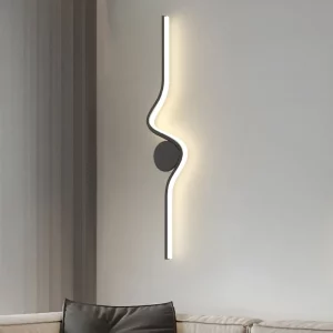 Applique murale LED design minimaliste moderne lumière douce métal noir diffuseur blanc éclairage intérieur élégant salon chambre foyer cuisine Applique murale LED design minimaliste moderne lumière douce métal noir diffuseur blanc éclairage intérieur élégant salon chambre foyer cuisine