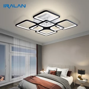 Plafonnier LED moderne design carré géométrique lumière homogène salon chambre cuisine bureau éclairage contemporain élégant