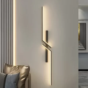 Applique murale LED design moderne minimaliste luminaire décoratif en métal noir et blanc éclairage intérieur salon chambre cuisine bureau Applique murale LED design moderne minimaliste luminaire décoratif en métal noir et blanc éclairage intérieur salon chambre cuisine bureau