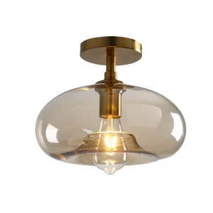 Plafonnier LED verre transparent design moderne minimaliste éclairage intérieur luminaire décoratif salle à manger couloir balcon lumière douce élégante Plafonnier LED verre transparent design moderne minimaliste éclairage intérieur luminaire décoratif salle à manger couloir balcon lumière douce élégante