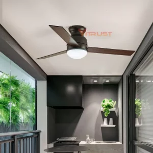 Plafonnier LED en bois naturel design moderne ventilateur intégré éclairage chaleureux économie d’énergie élégance nordique salon chambre cuisine