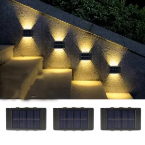 Applique murale extérieure LED solaire  éclairage clôture crépuscule aube  jardin été cour porche passerelle camping maison