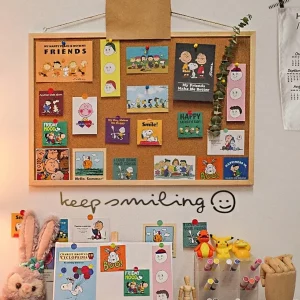Tableau d’affichage mural liège en bois décoration murale carte à message design cartoon créatif chambre dortoir épingles à lettres souples déco écolière Tableau d’affichage mural liège en bois décoration murale carte à message design cartoon créatif chambre dortoir épingles à lettres souples déco écolière