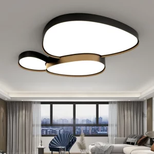 Plafonnier LED design moderne nordique minimaliste salon chambre lumière chaleureuse écoénergétique élégant