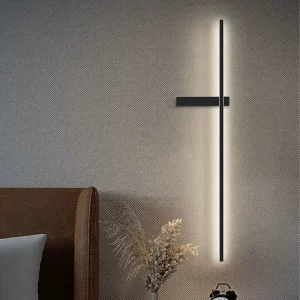 Applique murale LED moderne minimaliste éclairage indirect ambiance chaleureuse salle à manger salon chambre bureau décoration intérieure épurée Applique murale LED moderne minimaliste éclairage indirect ambiance chaleureuse salle à manger salon chambre bureau décoration intérieure épurée