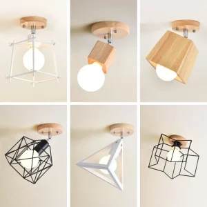 Plafonnier bois naturel design nordique moderne éclairage chaleureux pour véranda couloir escaliers chambre salon économies d’énergie élégant luminaire Plafonnier bois naturel design nordique moderne éclairage chaleureux pour véranda couloir escaliers chambre salon économies d’énergie élégant luminaire