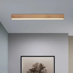 Plafonnier LED bois naturel design nordique minimaliste éclairage moderne chambre salon cuisine économique élégant Plafonnier LED bois naturel design nordique minimaliste éclairage moderne chambre salon cuisine économique élégant