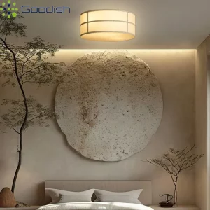 Plafonnier LED tissu design moderne minimaliste style nordique chambre salon éclairage chaleureux économie d’énergie élégant Plafonnier LED tissu design moderne minimaliste style nordique chambre salon éclairage chaleureux économie d’énergie élégant