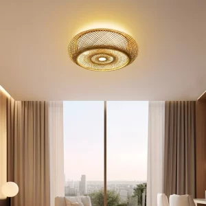 Plafonnier Vintage en Bambou Tressé Main Design Scandinave Luminaire Décoration Chambre Salon Éclairage Chaleureux Économique Élégant Plafonnier Vintage en Bambou Tressé Main Design Scandinave Luminaire Décoration Chambre Salon Éclairage Chaleureux Économique Élégant