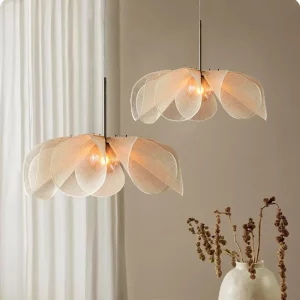 Suspension en tissu design organique moderne éclairage intérieur lumière chaleureuse salon salle à manger chambre bar Suspension en tissu design organique moderne éclairage intérieur lumière chaleureuse salon salle à manger chambre bar