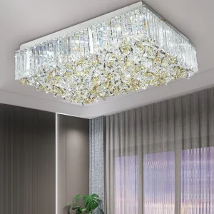 Plafonnier en cristal forme papillon design moderne luxe éclairage salon salle à manger chambre villa acier inoxydable certifié UL CCC CE