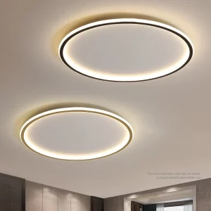 Plafonnier LED design moderne minimaliste aluminium lumière douce salon chambre couloir éclairage uniforme économique élégant Plafonnier LED design moderne minimaliste aluminium lumière douce salon chambre couloir éclairage uniforme économique élégant