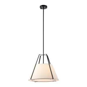 Suspension moderne minimaliste en métal et tissu  design nordique scandinave  idéale pour salon  chambre  salle à manger  éclairage intérieur élégant et chaleureux