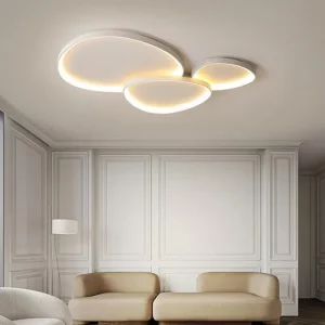 Plafonnier LED moderne design scandinave lumière chaude salle à manger salon chambre éclairage intérieur élégant économie d’énergie