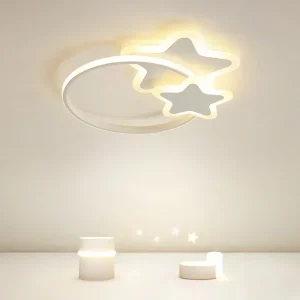 Plafonnier LED design moderne étoiles luminaire intérieur chambre salle à manger salon bureau hall éclairage chaleureux économie d’énergie élégant