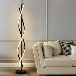 Lampadaire moderne LED design minimaliste lampadaire en métal lumière douce éclairage intérieur salon chambre bureau style contemporain Lampadaire moderne LED design minimaliste lampadaire en métal lumière douce éclairage intérieur salon chambre bureau style contemporain