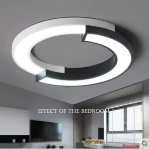 Plafonnier LED design nordique moderne  lumière diffuse  chambre salon bureau  éclairage économique et élégant